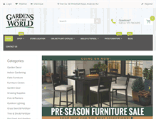 Tablet Screenshot of gardensoftheworld.com
